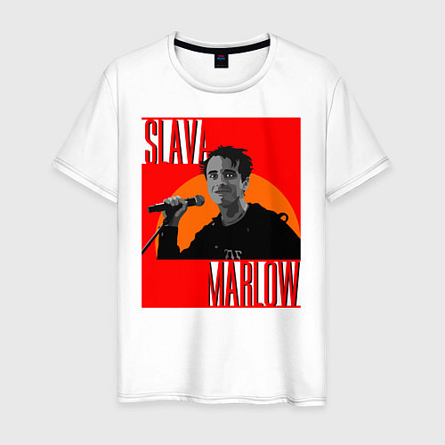 Мужская футболка SLAVA MARLOW / Белый – фото 1