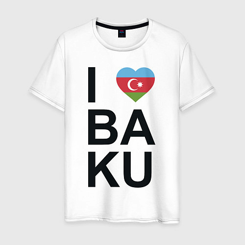 Мужская футболка Baku / Белый – фото 1