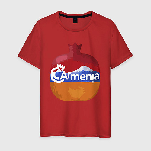 Мужская футболка Армения / Красный – фото 1