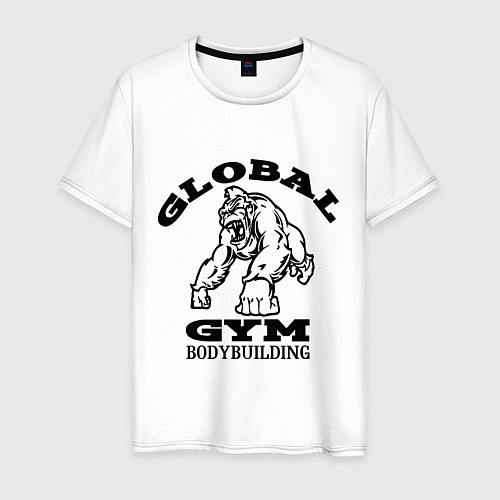 Мужская футболка Global Gym / Белый – фото 1