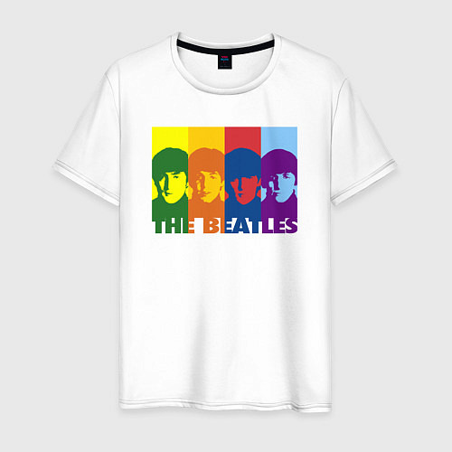 Мужская футболка The Beatles / Белый – фото 1