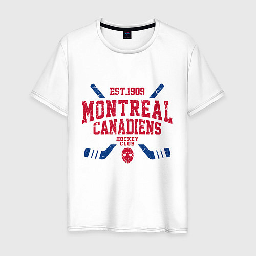 Мужская футболка Монреаль Канадиенс / Белый – фото 1