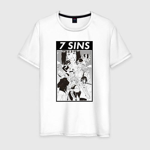 Мужская футболка The Seven Deadly Sins / Белый – фото 1