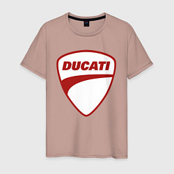 Мужская футболка Ducati Logo Дукати Лого Z