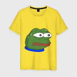 Футболка хлопковая мужская Pepe MonkaS, цвет: желтый