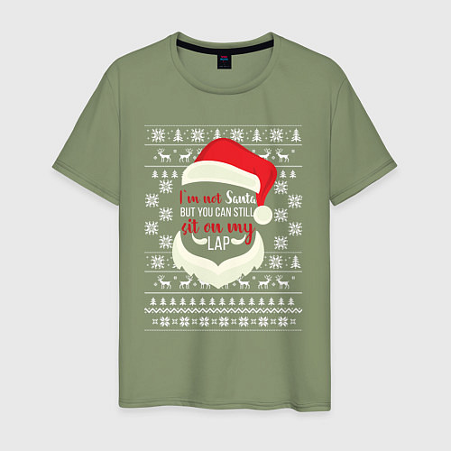 Мужская футболка Im not Santa / Авокадо – фото 1
