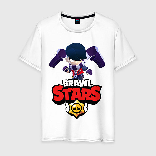 Мужская футболка Brawl Stars Эдгар / Белый – фото 1
