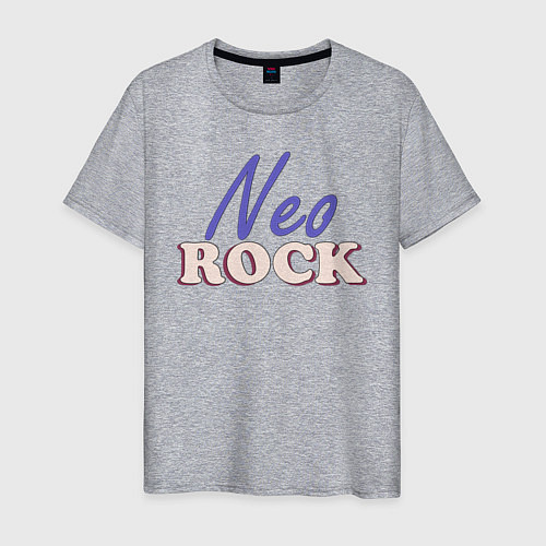 Мужская футболка Neo Rock / Меланж – фото 1