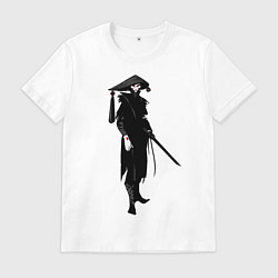 Мужская футболка Самурай-кот