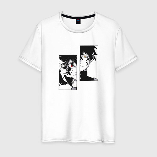 Мужская футболка Черный клевер / Белый – фото 1