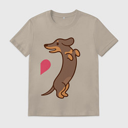 Мужская футболка Такса