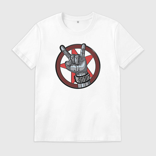 Мужская футболка Johnny Silverhand 01 / Белый – фото 1