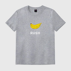 Футболка хлопковая мужская RUSH BANANA, цвет: меланж