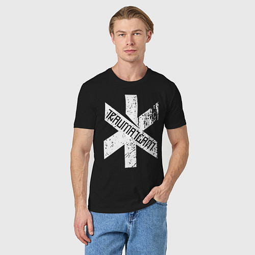 Мужская футболка TRAUMA TEAM Cyberpunk 2077 / Черный – фото 3