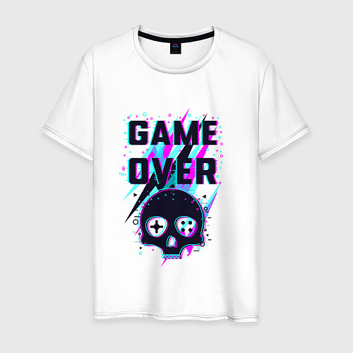 Мужская футболка Game Over / Белый – фото 1