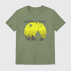 Мужская футболка Cyberpunk 2077 CITY