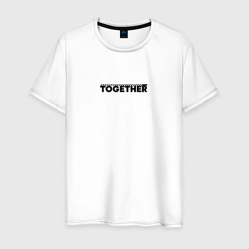 Мужская футболка Together / Белый – фото 1