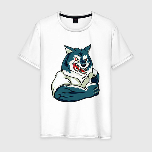 Мужская футболка WOLF / Белый – фото 1