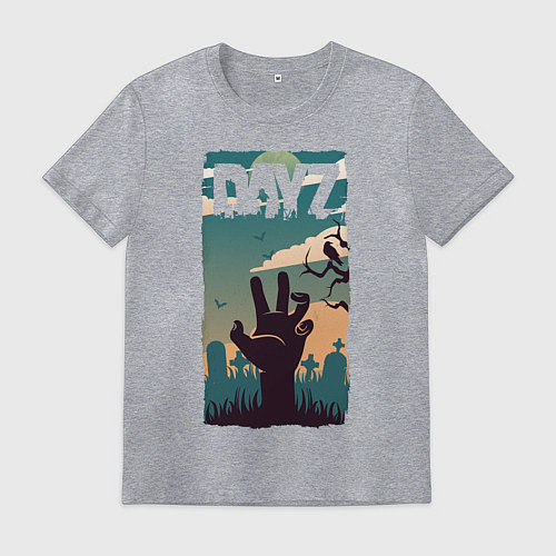 Мужская футболка DAYZ ДЕЙЗИ Z / Меланж – фото 1