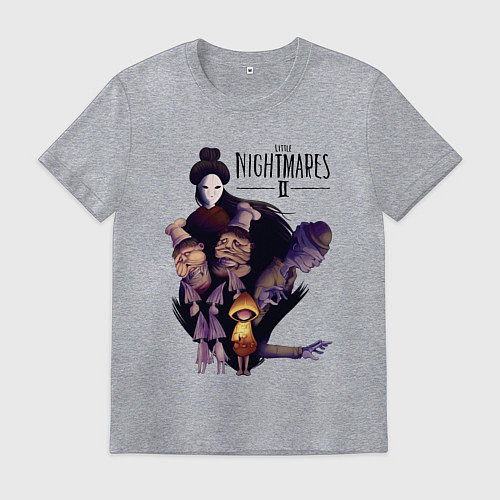Мужская футболка LITTLE NIGHTMARES ЛИТЛ НАЙТМЕРС / Меланж – фото 1