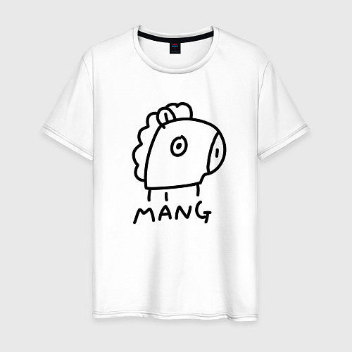 Мужская футболка BTS BT21 MANG / Белый – фото 1