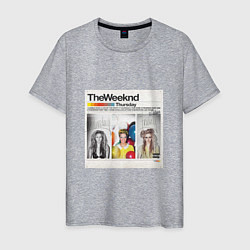 Футболка хлопковая мужская Thursday The Weeknd, цвет: меланж