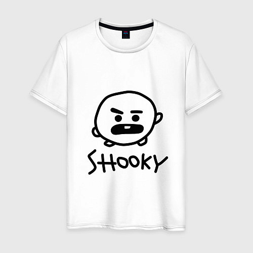 Мужская футболка SHOOKY BTS / Белый – фото 1