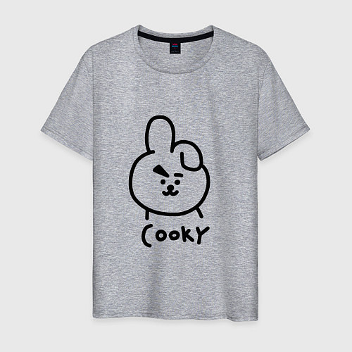 Мужская футболка COOKY BTS / Меланж – фото 1