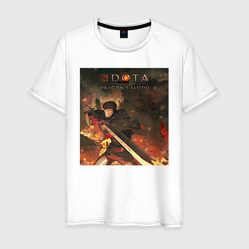 Мужская футболка Dota Dragons Blood / Белый – фото 1