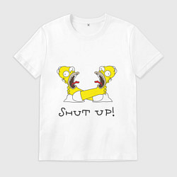 Мужская футболка Shut up!