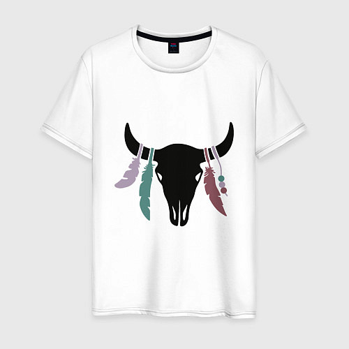 Мужская футболка Bull / Белый – фото 1