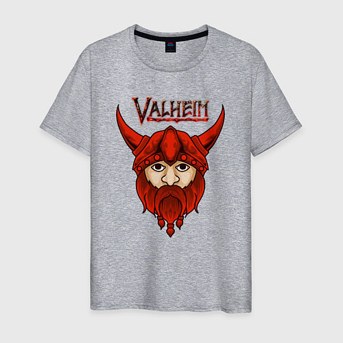 Мужская футболка Valheim / Меланж – фото 1