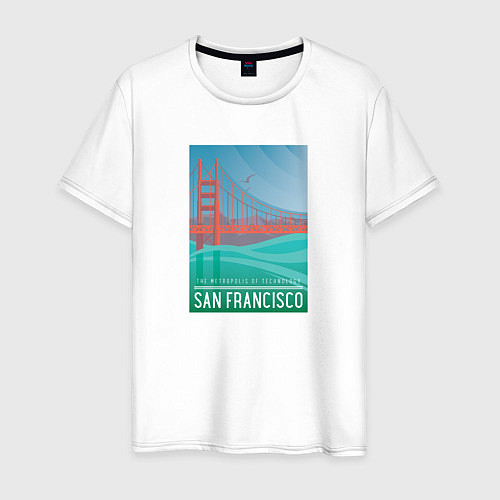 Мужская футболка San Francisco / Белый – фото 1