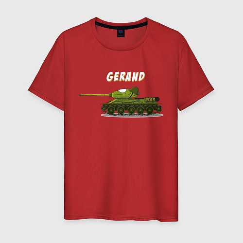 Мужская футболка Gerand T34 / Красный – фото 1