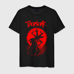 Футболка хлопковая мужская BERSERK, цвет: черный