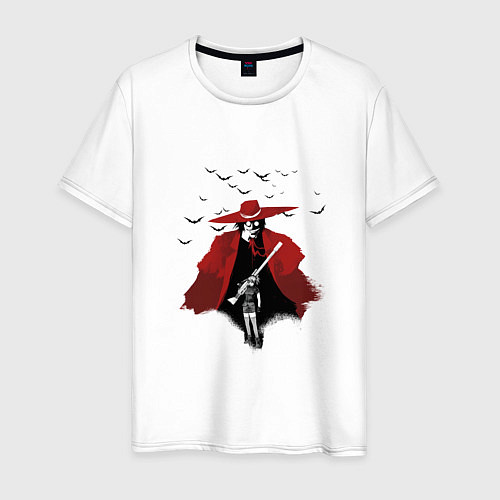 Мужская футболка Hellsing bats / Белый – фото 1