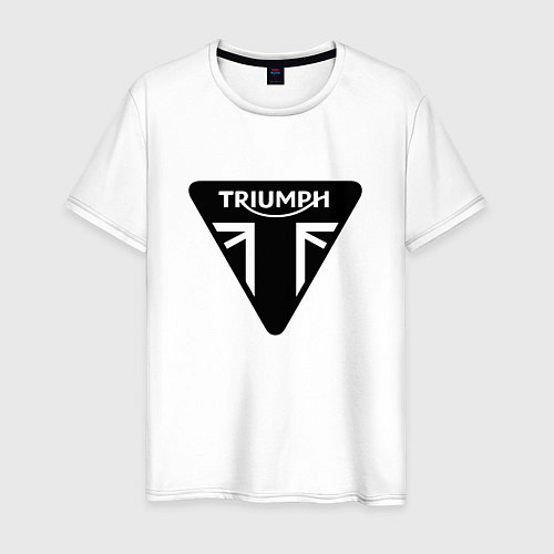 Мужская футболка Triumph Мото Лого Z / Белый – фото 1