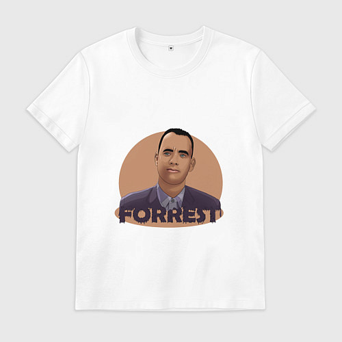 Мужская футболка Форрест Гамп / Белый – фото 1
