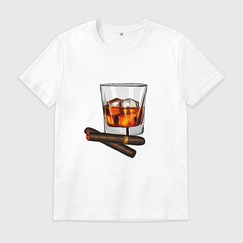 Мужская футболка Взрослый мальчик / Белый – фото 1