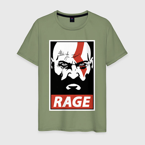 Мужская футболка RAGE GOW / Авокадо – фото 1