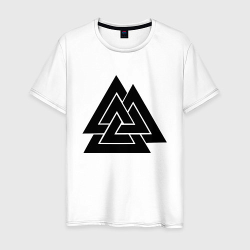 Мужская футболка Валькнут Valknut Z / Белый – фото 1