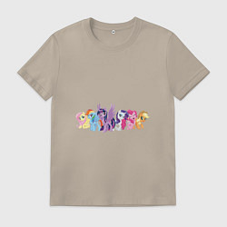 Мужская футболка Все пони