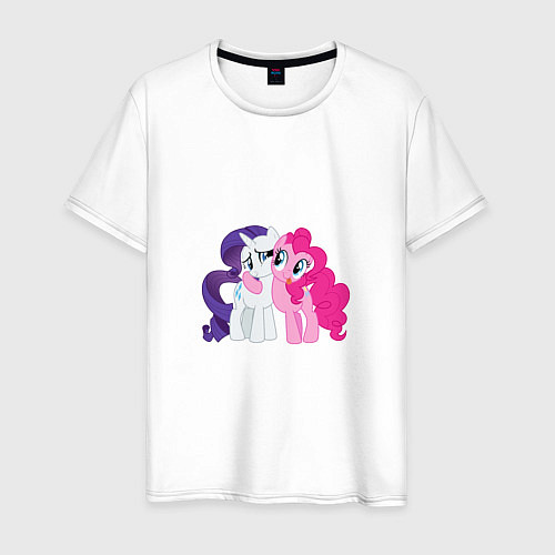 Мужская футболка My Little Pony Pinkie Pie And / Белый – фото 1