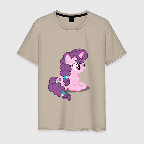 Мужская футболка Pony Pink Mammal Purple - Litt / Миндальный – фото 1