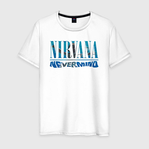 Мужская футболка Нирвана Nevermind Альбом / Белый – фото 1