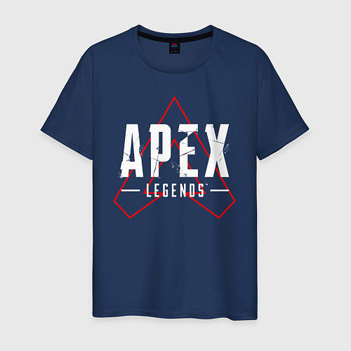 Мужская футболка APEX LEGENDS LOGO / Тёмно-синий – фото 1