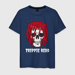 Футболка хлопковая мужская TRIPPIE REDD, цвет: тёмно-синий