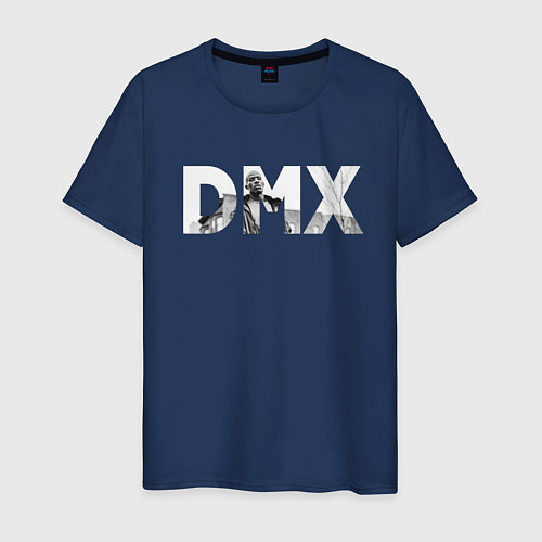 Мужская футболка DMX - Earl Simmons / Тёмно-синий – фото 1