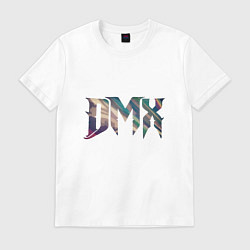 Футболка хлопковая мужская DMX Color, цвет: белый