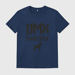 Футболка хлопковая мужская DMX Forever, цвет: тёмно-синий